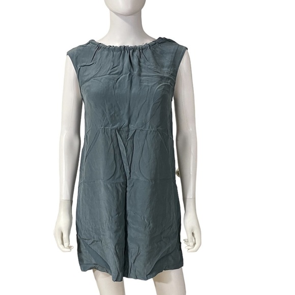 Kate and Kass Blue Silk Dress - Picture 3 of 10